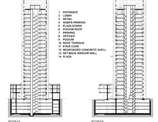 0-14 Tower Dubai Reiser Umemoto exoskeleton