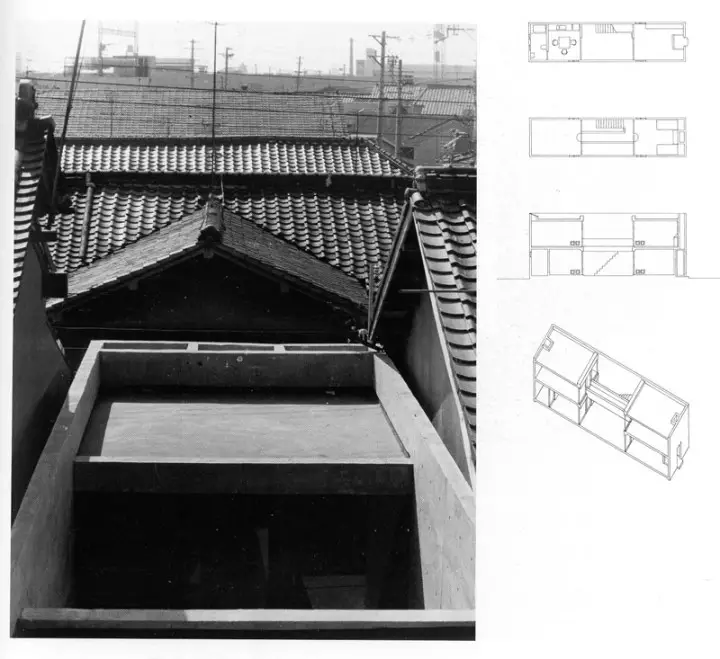 Tadao Ando Row House Azuma House