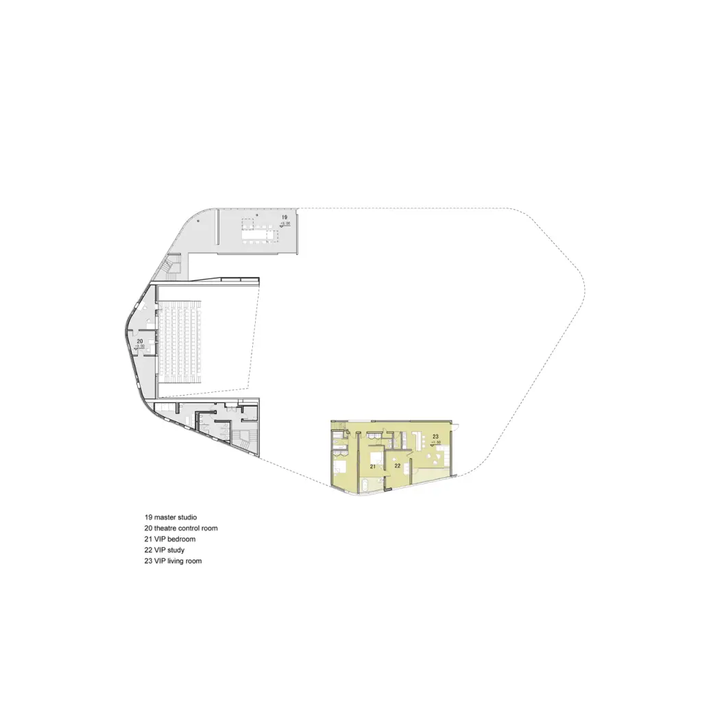 gehua youth and cultural center open architecture plan 3