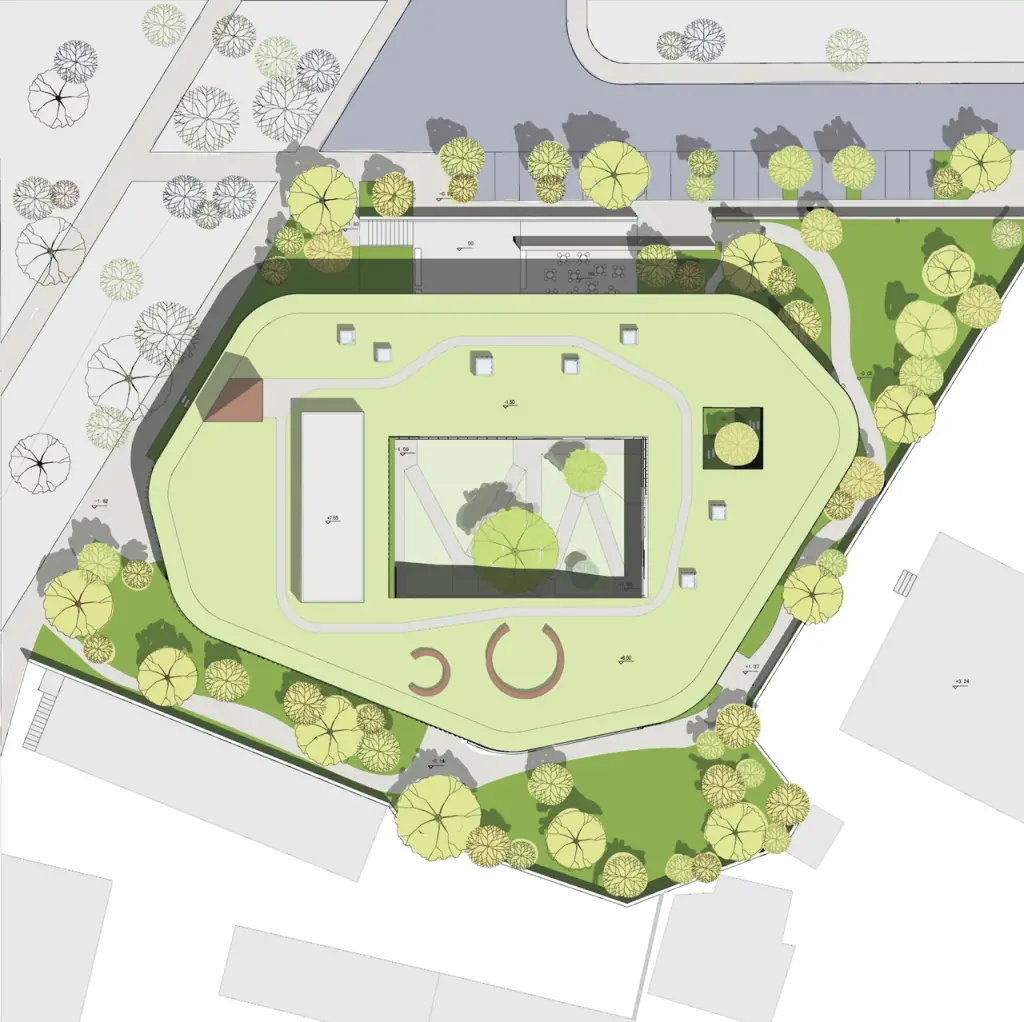 gehua youth and cultural center open architecture plans 2