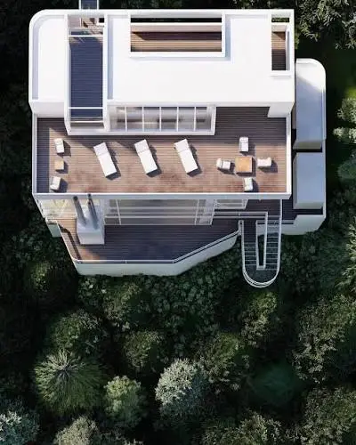 Richard Meier Douglas House Lake Michigan