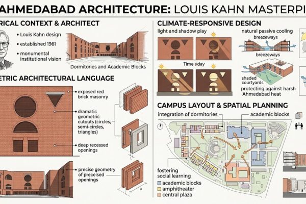 IIM Ahmedabad Architecture