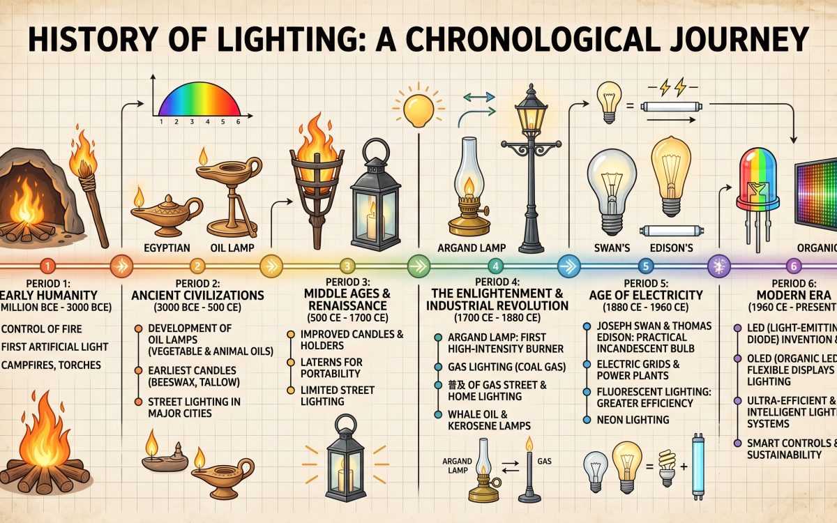 history of lighting