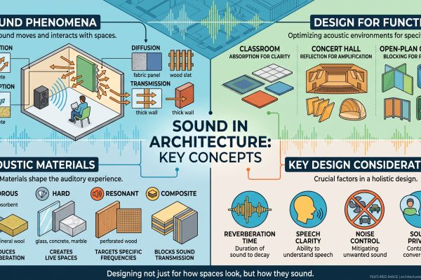 human perception of sound in architecture