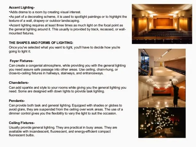Auditorium Lighting