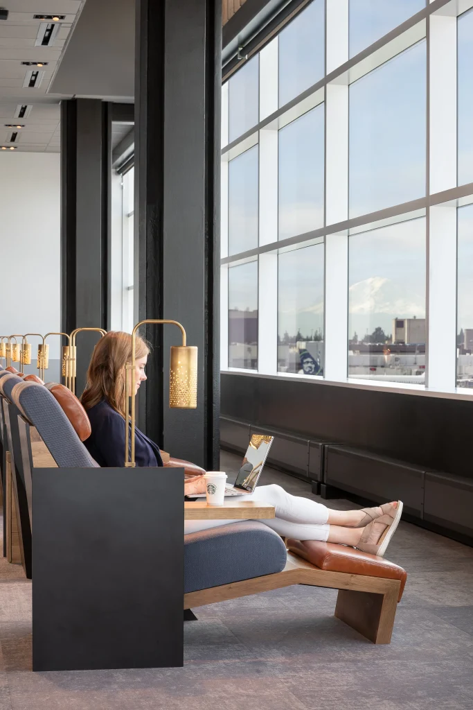 Alaska Airlines flagship lounge