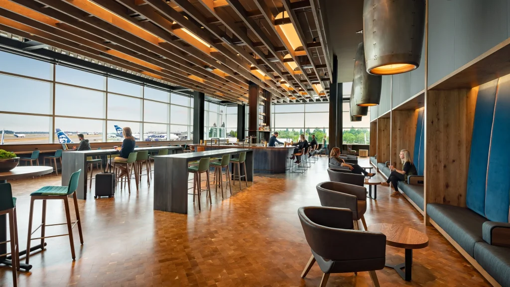Alaska Airlines flagship lounge