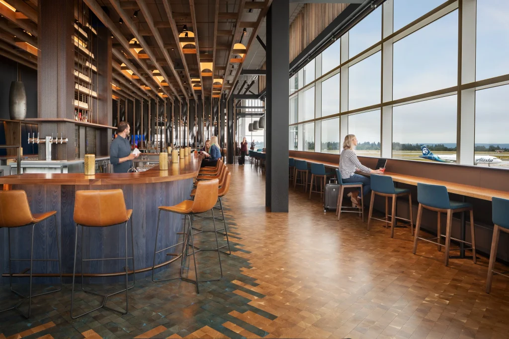 Alaska Airlines flagship lounge