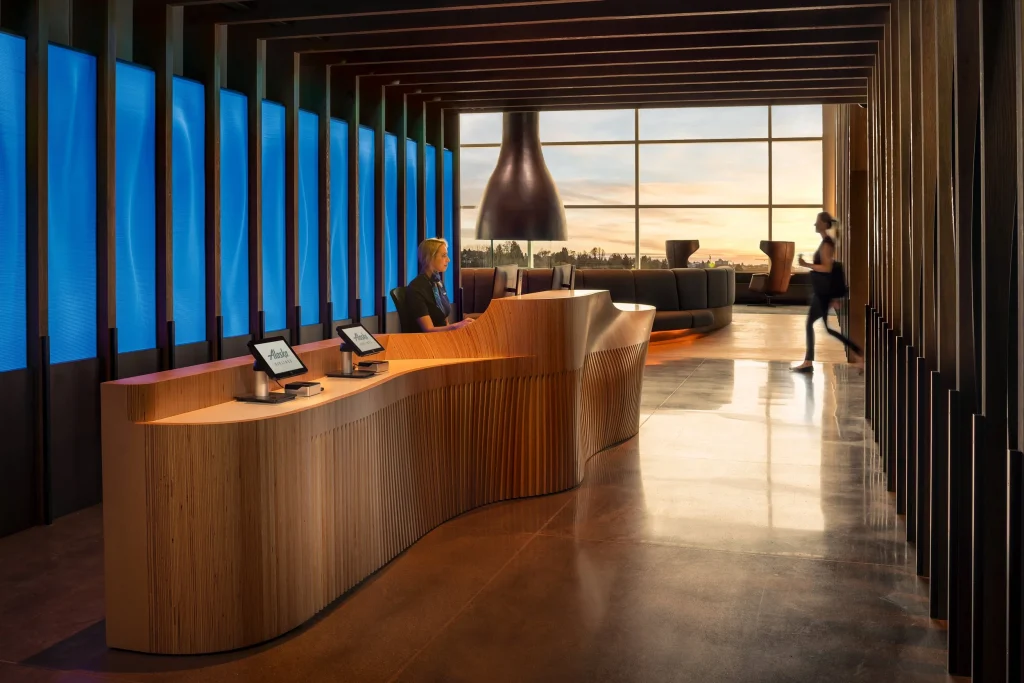 Alaska Airlines flagship lounge