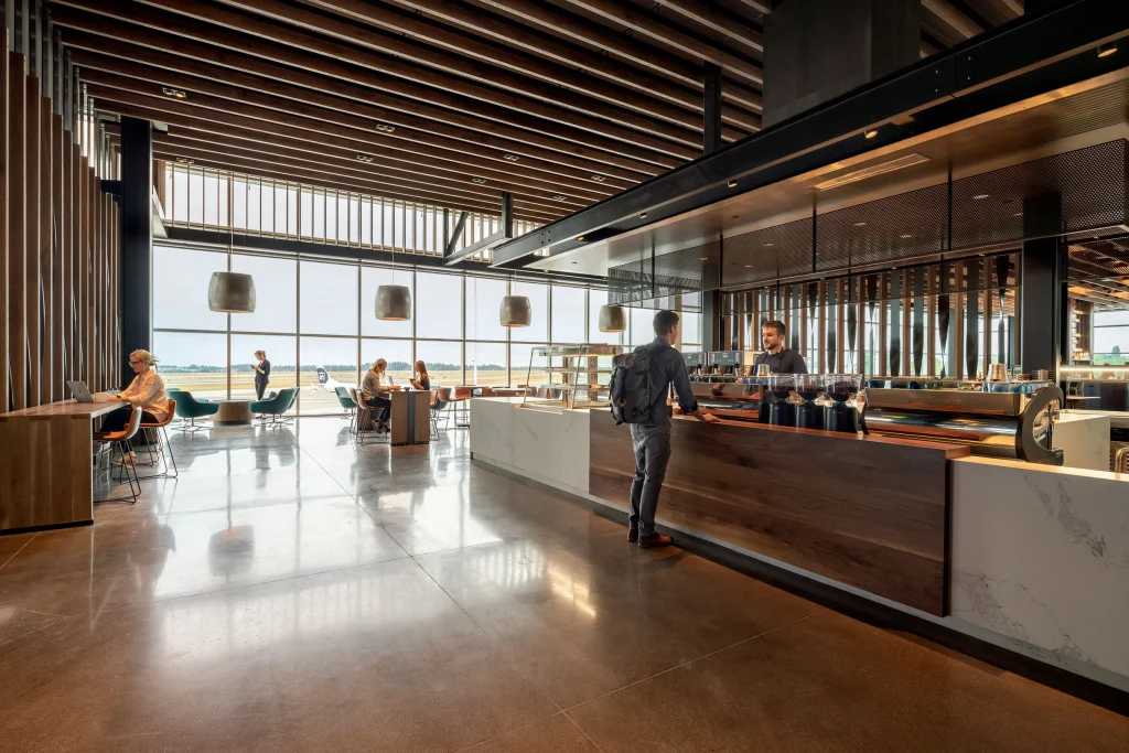 Alaska Airlines flagship lounge
