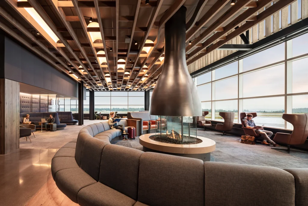 Alaska Airlines flagship lounge