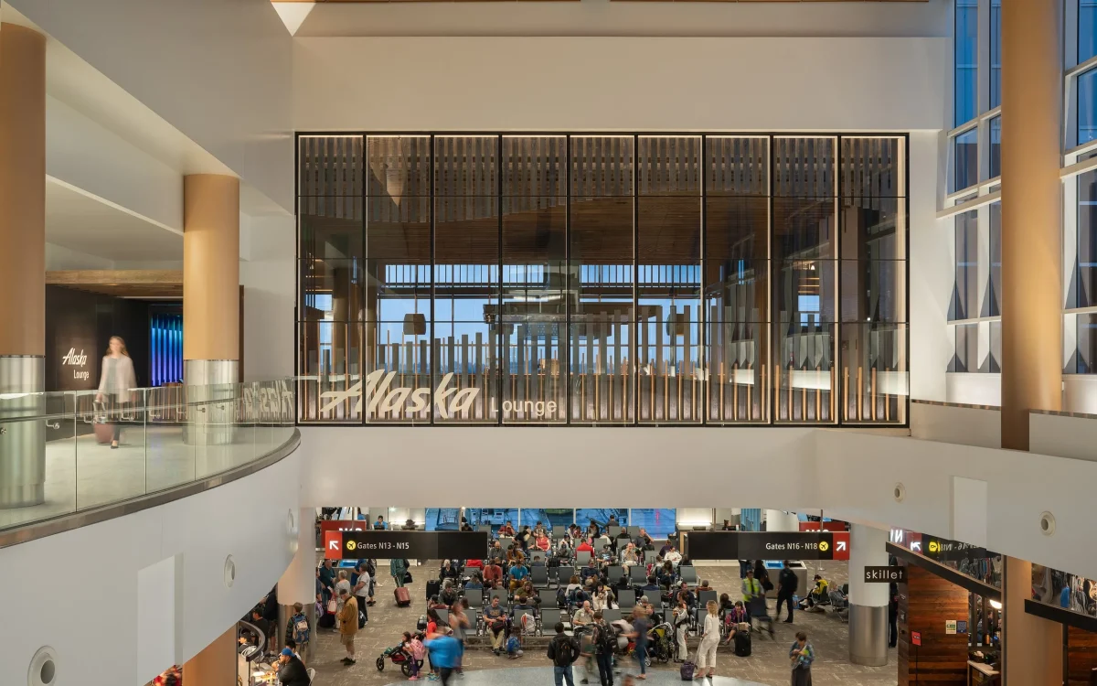 Alaska Airlines flagship lounge