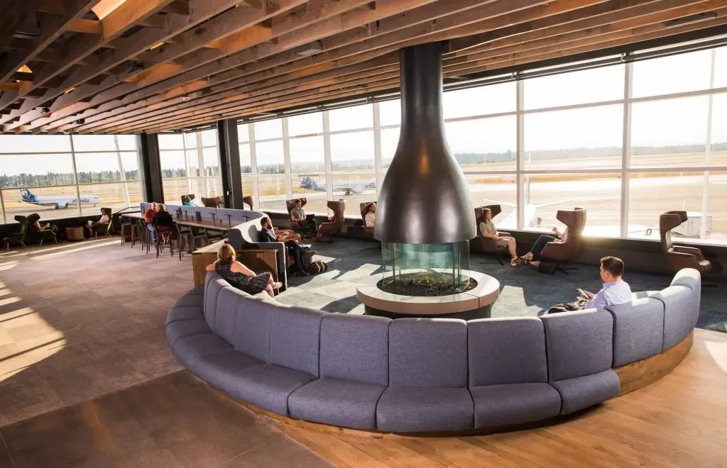 Alaska Airlines flagship lounge
