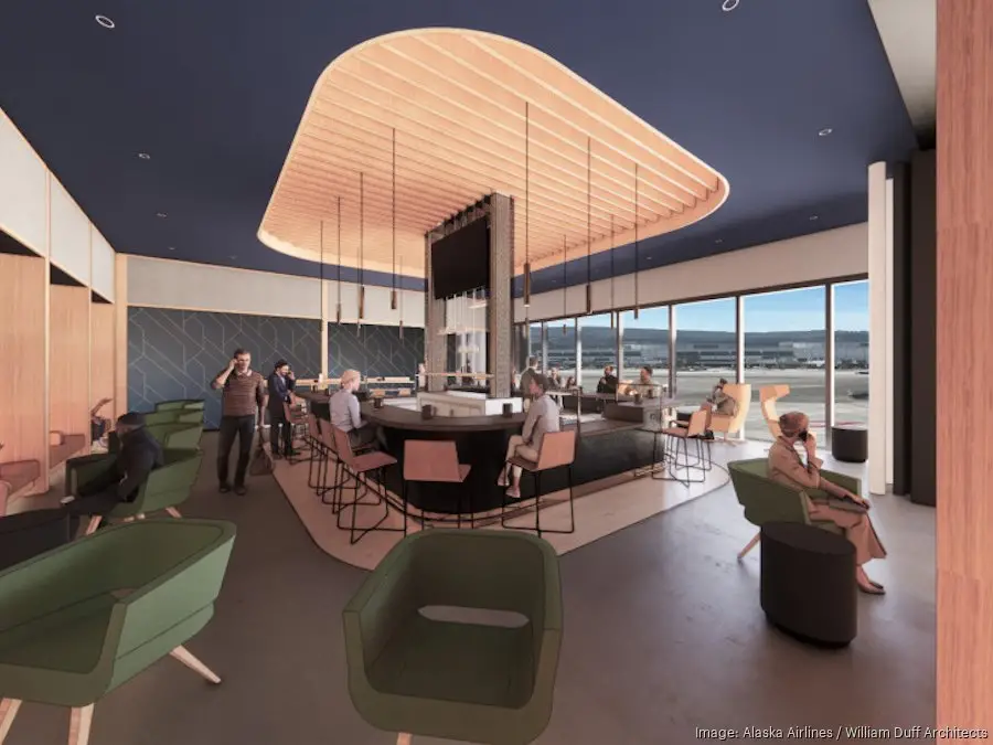 Alaska Airlines flagship lounge