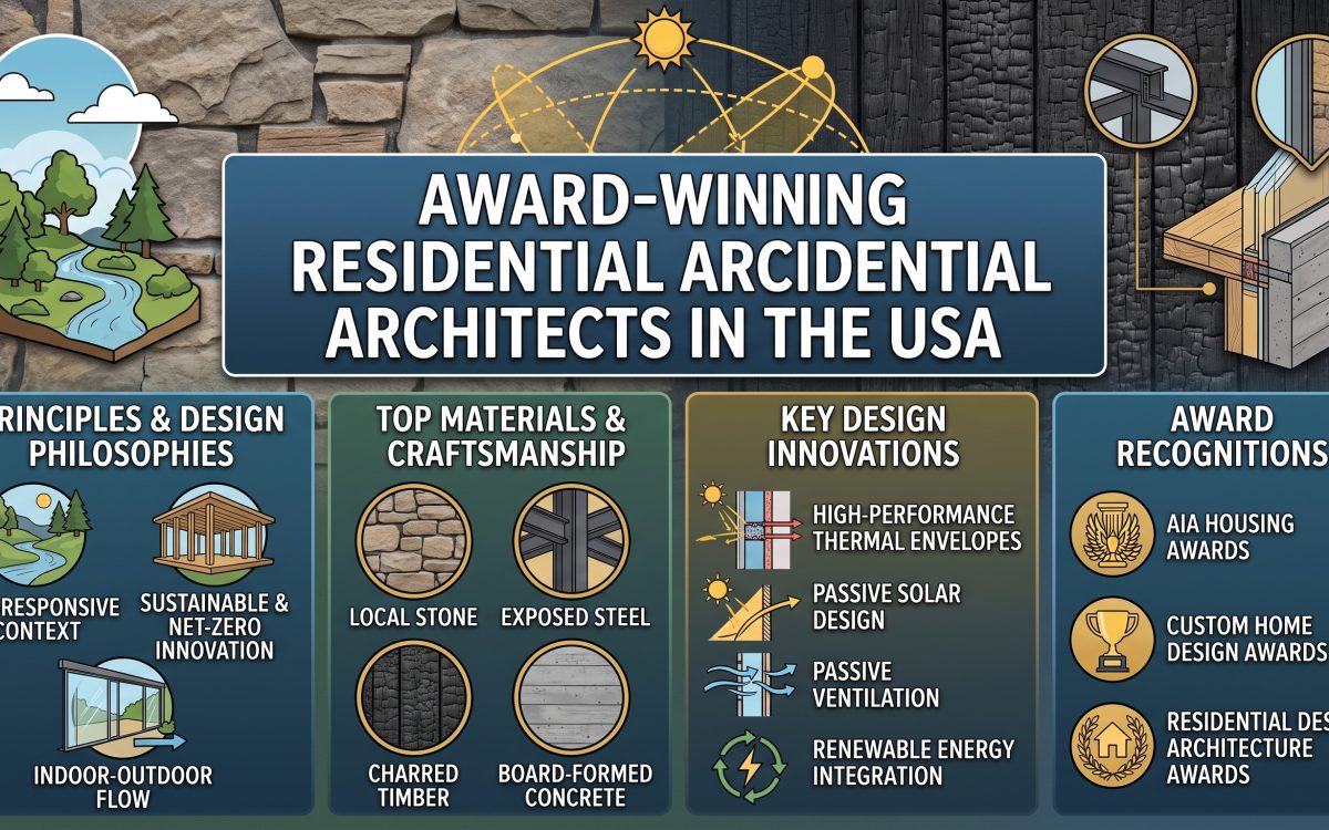 award winning residential architects USA