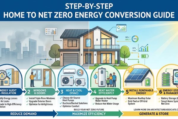 convert home to net zero energy